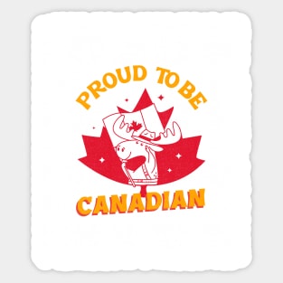 Proud to be Canadian! Sticker